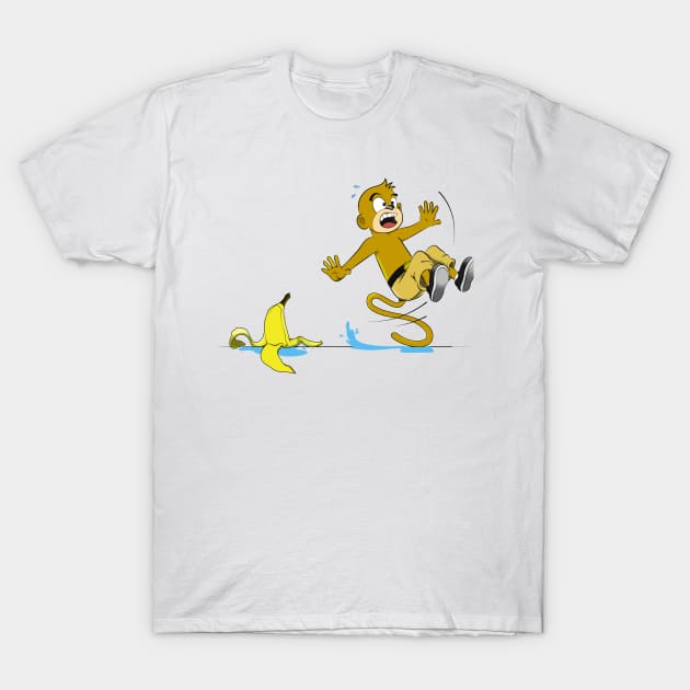 This Monkey is Bananas T-Shirt by scratchmedia